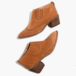 Madewell Grayson Brogue in Amber Brown
